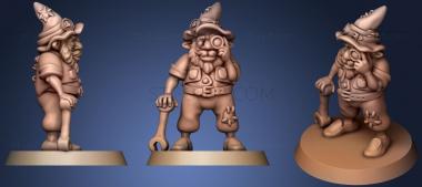 3D модель Gnome без поддержки (STL)